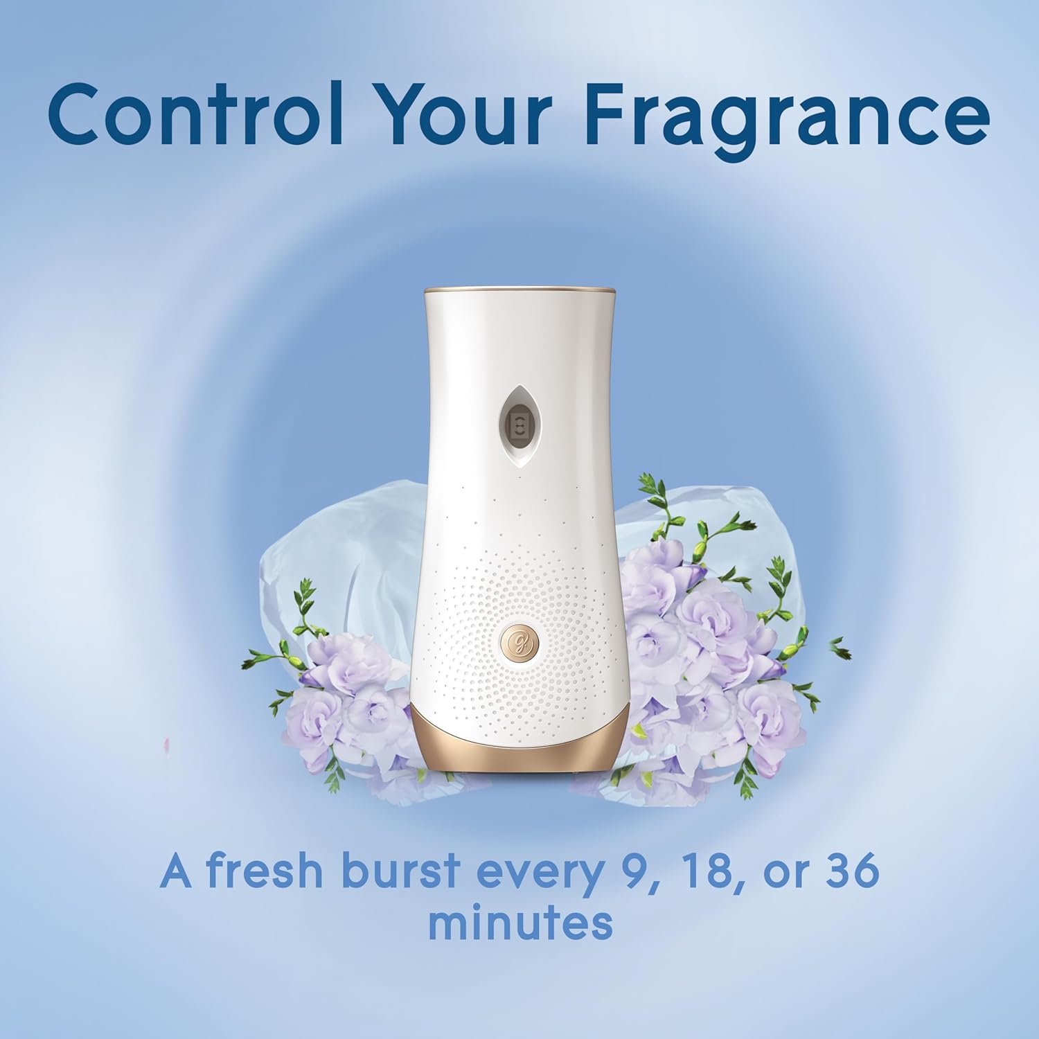 Glade Automatic Spray Air Freshener Refill, Clean Linen, 2 Count | 6.2 oz Each, Home and Bathroom Use, Fits Glade Automatic Spray Holder, Adjustable Timed Fraegrance Release, Odor Fighting - Image 4