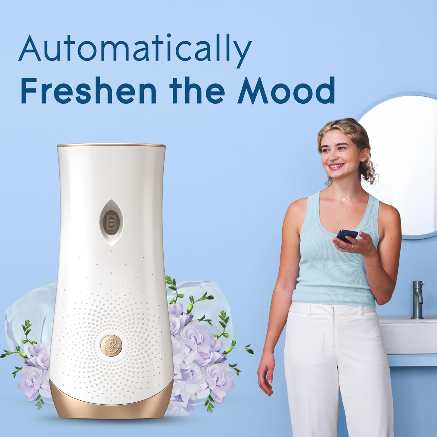 Glade Automatic Spray Air Freshener Refill, Clean Linen, 2 Count | 6.2 oz Each, Home and Bathroom Use, Fits Glade Automatic Spray Holder, Adjustable Timed Fraegrance Release, Odor Fighting - Image 8