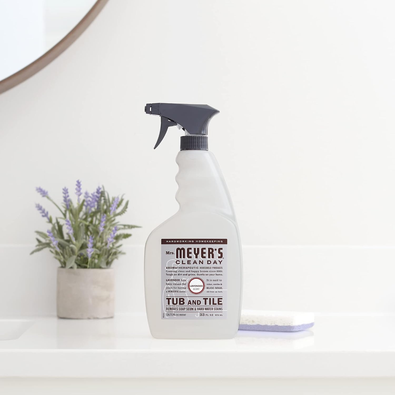 MRS. MEYER'S CLEAN DAY Tub and Tile Cleaner, Lavender, 33 Fluid Ounce - Image 4
