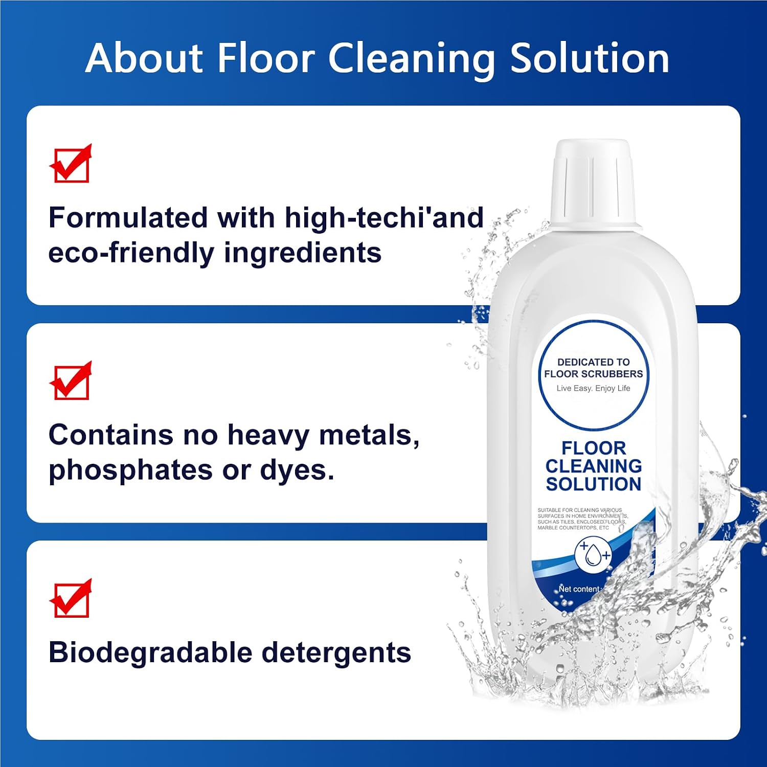 Nukisa Floor Cleaning Solution Compatible With Tineco Wet & Dry Vacuum Mop | Deodorizing And Deep Cleaning for Multiple Hard Floors, Suitable With All Robot Vacuums and Wet/Dry Vacuum Mop Cleaner - Image 3