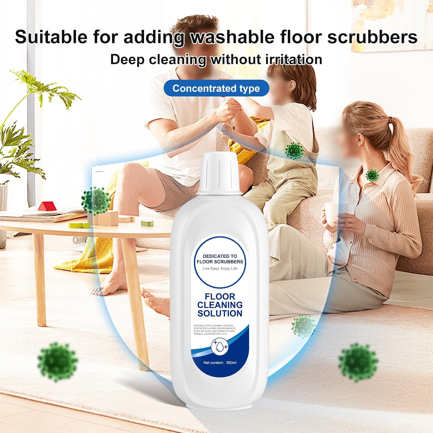 Nukisa Floor Cleaning Solution Compatible With Tineco Wet & Dry Vacuum Mop | Deodorizing And Deep Cleaning for Multiple Hard Floors, Suitable With All Robot Vacuums and Wet/Dry Vacuum Mop Cleaner - Image 4