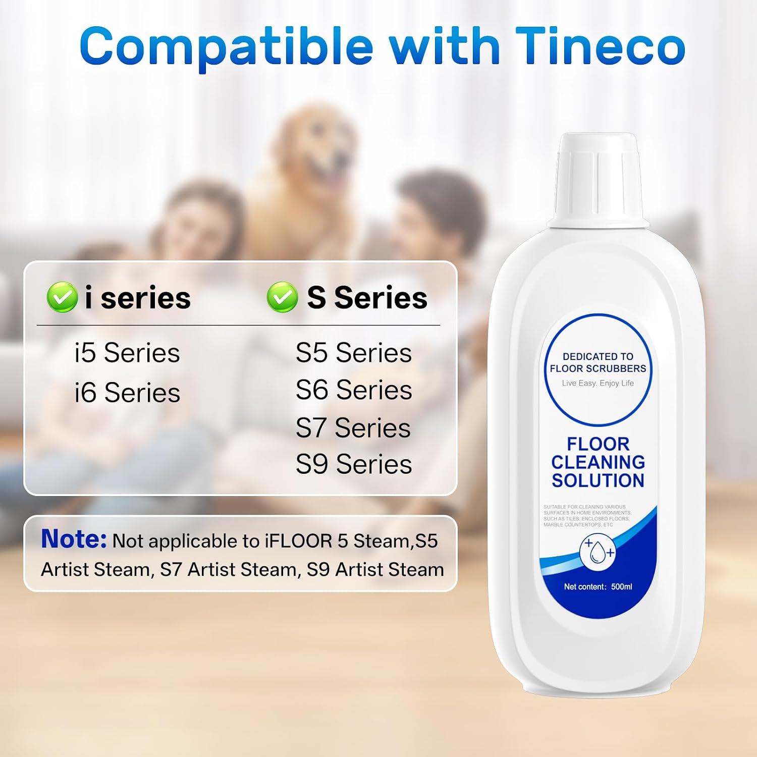Nukisa Floor Cleaning Solution Compatible With Tineco Wet & Dry Vacuum Mop | Deodorizing And Deep Cleaning for Multiple Hard Floors, Suitable With All Robot Vacuums and Wet/Dry Vacuum Mop Cleaner - Image 5