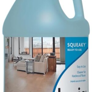 Basic Coatings Squeaky Hardwood Floor Cleaner Refill, No Residue, 1 Gal | Hardwood Floor Cleaner, Laminate Floor Cleaner, No Residue, Cleans Tough Dirt and Grease